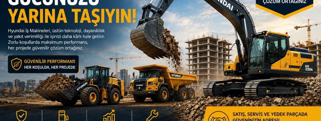Ankara Hyundai İş Makinası Yedek Parçaları | Ostim Parça Merkezi