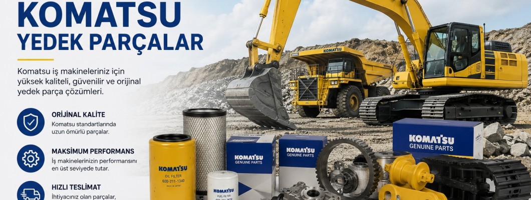Komatsu İş Makinası Yedek Parça Satışı | (Rehber 2026)
